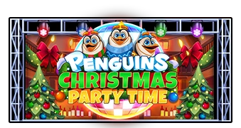 Penguins Christmas Party Time